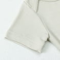 thumbnail image 6 of MYGBCPJS 2Pack Baby Boy Bodysuit Infant Toddler Short Sleeve Bamboo Rayon Bodysuits, Size Newborn - 24 Months, 6 of 8