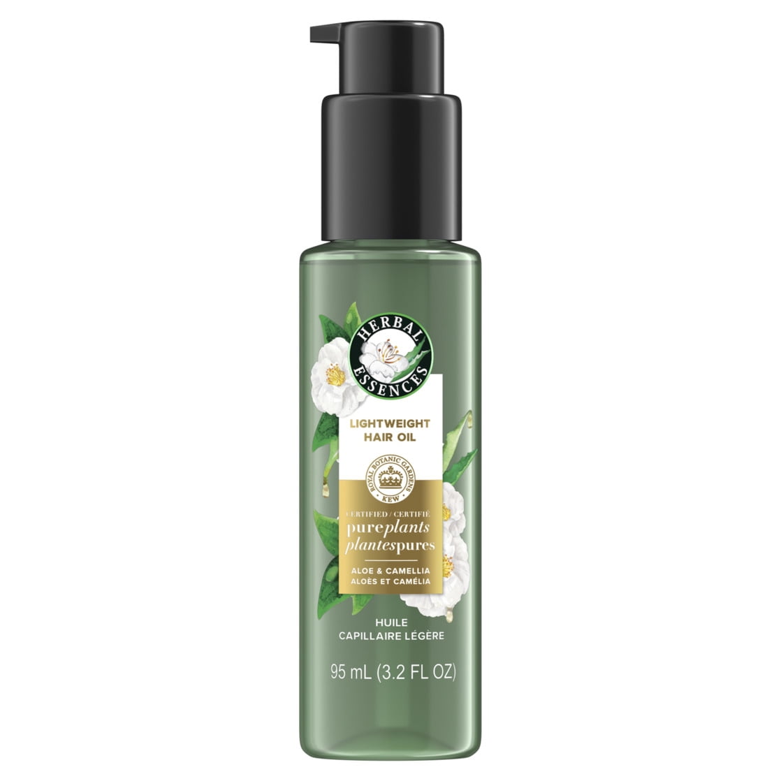 エッセンシャルオイル haro Herbal Essences Lightweight Hair Oil, 3.2 fl oz, with Pure Plants
