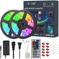 thumbnail image 1 of 65.6FT/20M Led Strip Lights Kit, Ultra-Long Color Changing Light Strip with Remote, SMD 5050 600 LEDs RGB Led Lights for Bedroom, DimmabLed Tape Lights for Home, Kitchen, Ceiling, 1 of 7