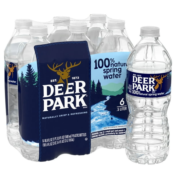 Deer Park Brand 100 Natural Spring Water 169 Ounce Plastic Bottle