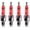 4pcs, variant on 3 Electrode A7TC Spark Plug Replacement for 50cc 70cc 90cc 110cc 125cc 150cc Scooter Dirt Pocket Bike ATV Moped Quad Go Kart
