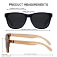 thumbnail image 5 of ANDWOOD Gafas de Sol Polarizadas Retro Clásicas y de Moda con Protección UV400, 5 of 5