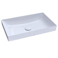 thumbnail image 5 of Toto LT476G Kiwami 23-5/8" Ceramic Vessel Bathroom Sink with Front Overflow and, Cotton, 5 of 5