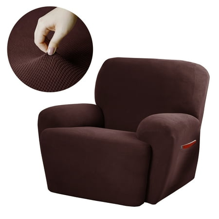 Maytex Pixel Stretch 4 Piece Recliner Chair Furniture Cover Slipcover
