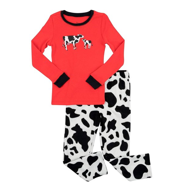 Leveret Leveret Kids Pajamas Boys Girls Fleece & Cotton 2 Piece