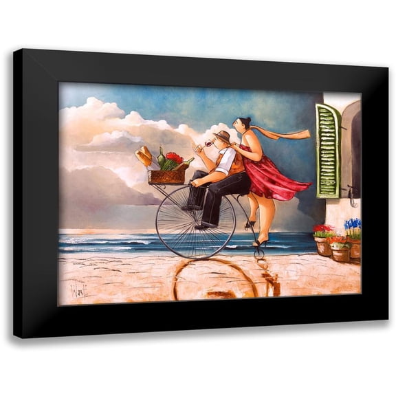 West, Ronald 14x11 Black Modern Framed Museum Art Print Titled - Delivery I