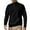 Black, variant on Men Sweatshirt Fall Jacquard Pocket Stand Collar Half Zip Long Sleeve Casual Streetwear Pullover Tops