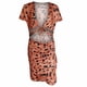 thumbnail image 4 of Vestido HUOGUO Fashion vestido sexy asimétrico con estampado para mujer, 4 of 5