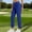 A537 Blue, variant on Tapered Dress Pants for Women High Waisted Straight Leg Trousers Stretchy Work Slacks with Side Pockets Business Casual Professional Bottoms