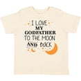 thumbnail image 3 of Inktastic I Love My Godfather to the Moon and Back Boys or Girls Toddler T-Shirt, 3 of 5