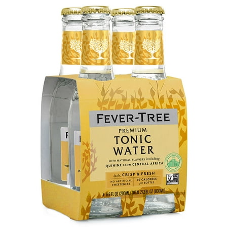 Fever Tree Premium Indian Tonic Water Bottles 4 pk/6.8 fl oz