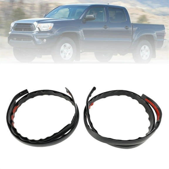 2pcs Roof Drip Molding For Toyota Tacoma 2005-2015 Double Cab