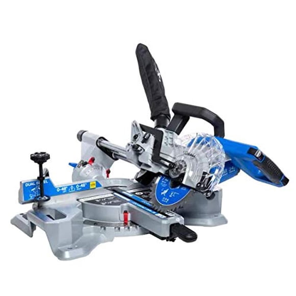 Kobalt 7-1/4-in 24-Volt Max Dual Bevel Sliding Compound Cordless Miter Saw (Tool Only)
