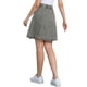thumbnail image 3 of Faldas de mujer Inspire Chic de talle alto, en línea A, acampanadas, casuales, de mezclilla, talla XL, gris claro, 3 of 6