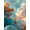 Abstract Cloudscape, variant on Qisvanset Cute Fawn Forest Animal Canvas Wall Art, 15.75x11.81 Inches for Bedroom Nursery Office Hallway