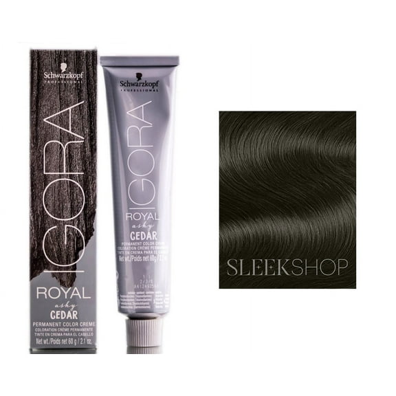 Schwarzkopf Igora Royal Ashy Cedar Permanent Color Creme - 5-21 Light Brown Ash Cendre
