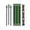 Army Green, variant on BXIRSM Heavy Duty Tree Stake Support Kit With Saber-Style Steel Ground Stakes,3-Set Sapling Anti-Wind Anchor Straps For Garden & Camping(Green)
