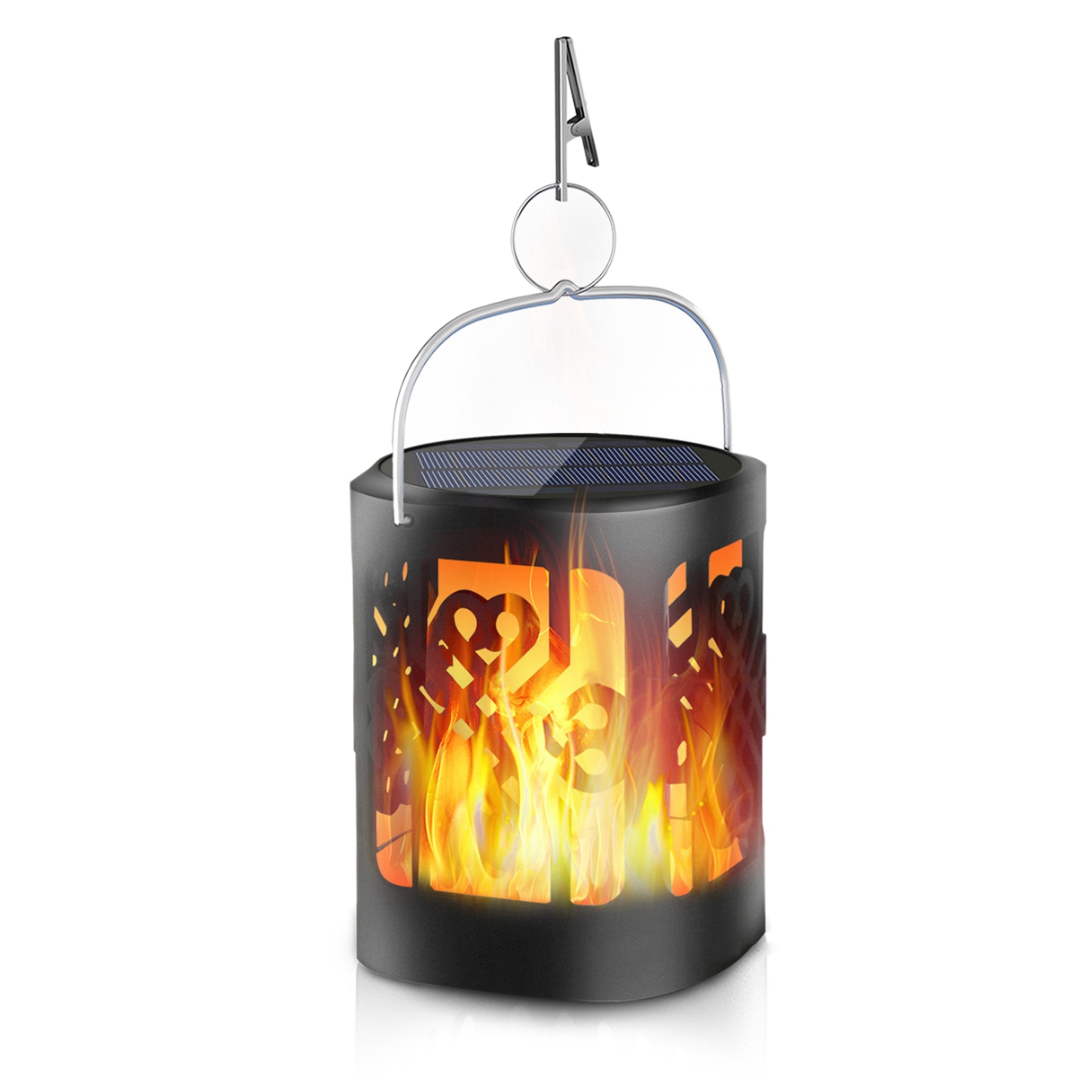 flame solar lanterns