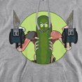 thumbnail image 2 of Rick and Morty I Love Myself Unisex Adult Pull-Over Hoodie, Athletic Heather, 2X-Large, 2 of 5