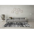 thumbnail image 3 of Ahgly Company Indoor Square Abstract Gray Modern Area Rugs, 5' Square, 3 of 4