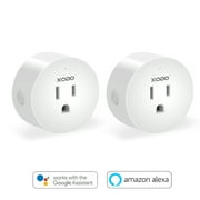 XODO Wi-Fi Smart Plug Outlet 2-Pack - Alexa Plug, Remote App Control