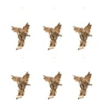 thumbnail image 2 of PENGXIANG 6Pcs Christmas Tree Pendant Eye-catching Exquisite Plastic Christmas Tree Angel Pendant for Home, 2 of 9