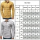 thumbnail image 3 of Mens Checked Long Sleeve Casual Shirts Button-up Office Slim Shirt TopsXL, 3 of 3
