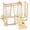 Pink, variant on Buballino Rainbow Climb & Slide Set - Toddler Wooden Jungle Gym, Indoor Play Equipment