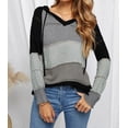 thumbnail image 4 of Women's Black Beach Bonfire Knitted Hoodie, 4 of 16
