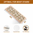 thumbnail image 5 of Beige Coastal Stair Treads Non Slip for Steps Starfish Shell Ocean Nautical 7 Pcs Reusable Adhesive Stair Runner Mats for Dogs Elders Carpet Treads Rugs for Staircase 8x30 In, 5 of 9
