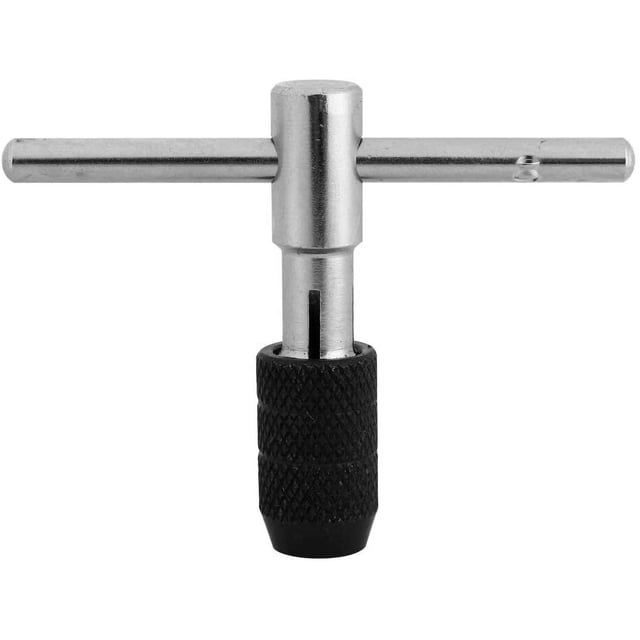Llave macho con mango en T, mango de trinquete Llave macho con mango en T ajustable, rosca métrica M3-M6 de 1/8'' - 1/4'' Ormromra GX-653