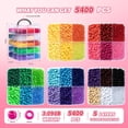 thumbnail image 3 of Umikk 5400 cuentas de 30 colores para manualidades de pulseras, 3 of 9
