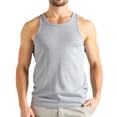 thumbnail image 2 of Waffle Knit Tank Tops Men Lightweight Breathable Crewneck Sleeveless Shirt Athletic Running Gym Tanks, 2 of 6