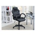thumbnail image 2 of Miekor Furniture Office Chair Upholstered 1pc Cushioned Comfort Chair Relax Gaming Office Work Black Color 22811, 2 of 9