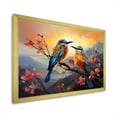 thumbnail image 2 of Designart "Twilight Birds Of Paradise" Birds Of Paradise Picture Framed Canvas Wall Art, 2 of 5