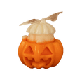 thumbnail image 2 of Eolstice Ghost Pumpkin Scented Candle, O Shape Decorative Wax Candle, Cute Ghost Design, Fall Spooky Home Decor, Gift for Halloween Thanksgiving, 2 of 6