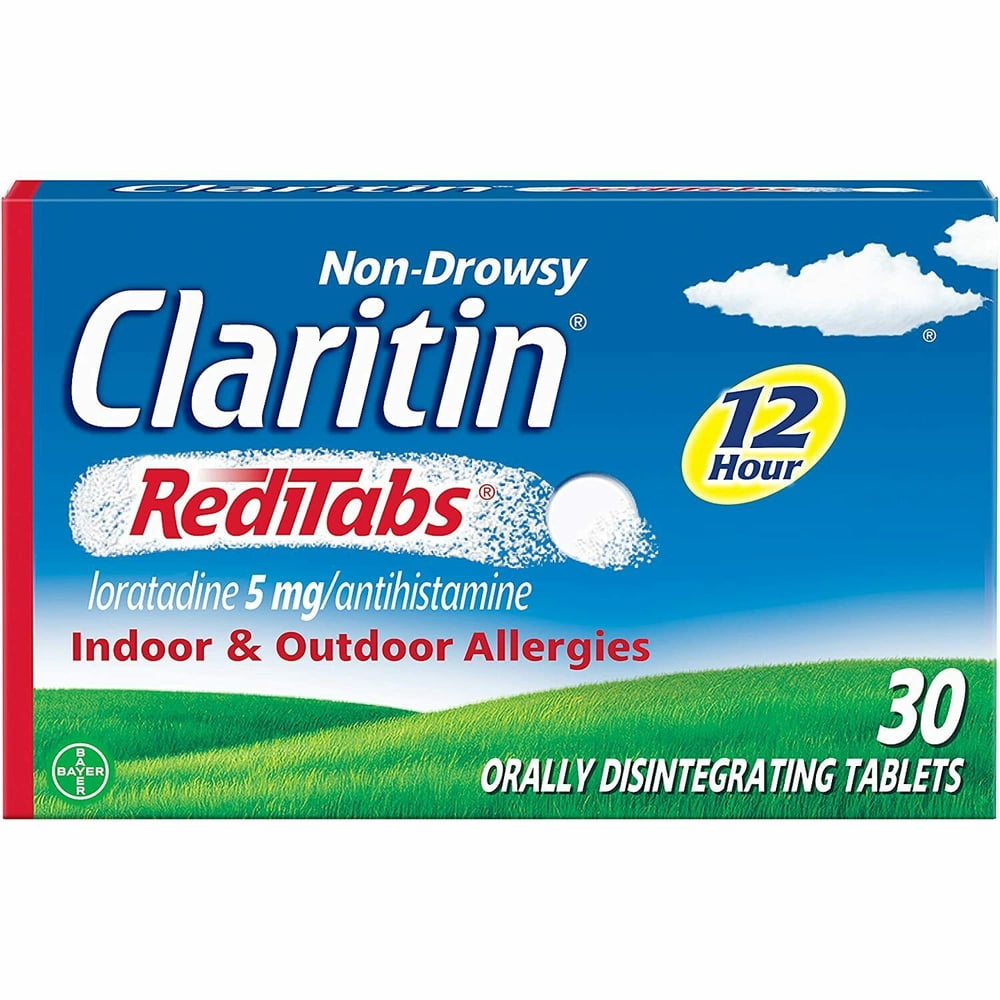CLARITIN 12 Hour Reditabs 5 mg Orally Disintegrating Tablets 30 Tablets