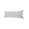 thumbnail image 3 of Laddha Home Designs Solid Loomed Rectangular Cotton Lumbar Pillow Cover - 36" - Gray, 3 of 9