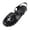 BK1, variant on Women's Retro Jelly Sandals Adjustable Buckle Strap F𝗅a𝗍s Slides Breathable Bra𝗂ded Closea Toe Shoes Fashion S𝗅ip On Fisherman Slippers