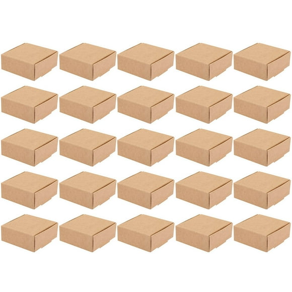 Miangastore 25 Pcs Boîtes d'Emballage en Papier Boîtes d'Expédition pour Envois Faciles à Plier Ranger Bords Nets pour Enveloppes Plus