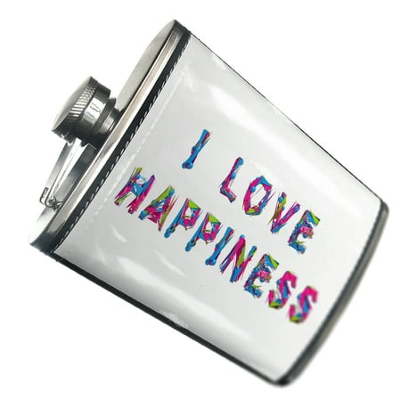 

NEONBLOND Flask I Love Happiness Modern Design Lettering