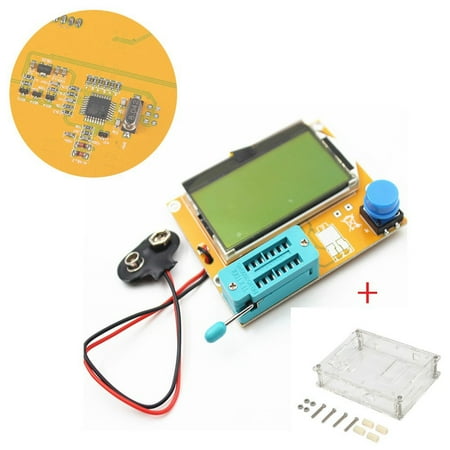 

LCR-T4 ESR Meter Transistor Tester Diode Triode Capacitance SCR Inductance+Hous