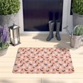 thumbnail image 2 of Pastel Halloween Ghosts Pattern Flannel Non Slip Door Rugs,Washable Door Mats Indoor,Decorative Door Mats,Dirt-Resistant and Absorbent Doormat for Entrance,Bedroom,Kitchen,Bathroom,23.5x16in(60x40cm), 2 of 5