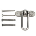 thumbnail image 2 of Hammock Hanger Kit, 360 Degree Rotating Rust Proof Prevent Corrosion Swing Hook Kit 304 Stainless Steel  For Balconies, 2 of 8