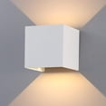 thumbnail image 1 of Lámpara de noche Zhivalor dormitorio carcasa blanca luz cálida 10W WL-00169-2, 1 of 6