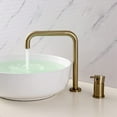 Bathroom Sink Faucet, All Copper Split Basin Faucet, Single Handle