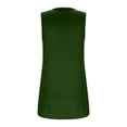 thumbnail image 5 of WCJM Women's Built In Bra Tank Tops 2026 Summer Trendy Tops Flowy Summer Tank Tops for Women 2026 Loose Fit Pleated Square Neck Sleeveless Shirt Curved Flowy Vest Basic Cotton Tee, 5 of 7