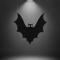 thumbnail image 5 of Miwamany 6 Pcs Halloween Bat Hanging Decorations, Realistic Bat Decorations, Halloween Party Decor for Ceiling Window Porch Classroom Office, 5 of 6