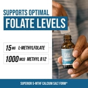 Triquetra Health L-Methylfolate (15 mg) Plus Methyl-B12