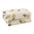 thumbnail image 2 of Amzcrzy Washed Cotton Summer Cool Quilt Yellow Pineapple Water-Washed Cottons Summer Quilt Soft and Breathable Air-Conditioning Quilt Washer-Washable Lightweight Quilt for Spring and Fall, 2 of 6